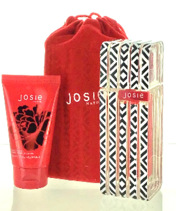 Josie Natori by Natori for Women 3-Piece Set 3.4 oz Eau de Parfum Spray, 1.7 oz Body Cream, Bag