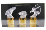 Lalique for Men 3-Piece Set Mascot Miniature Coffret Collectible Set Limited Edition