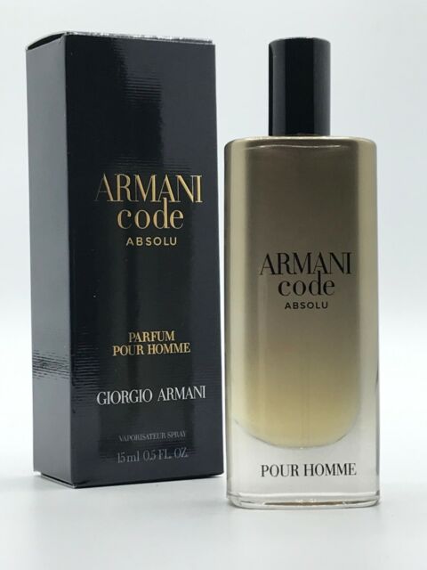 Armani Code Absolu by Giorgio Armani for Men 15 ml/0.5 oz Parfum Pour Homme Spray