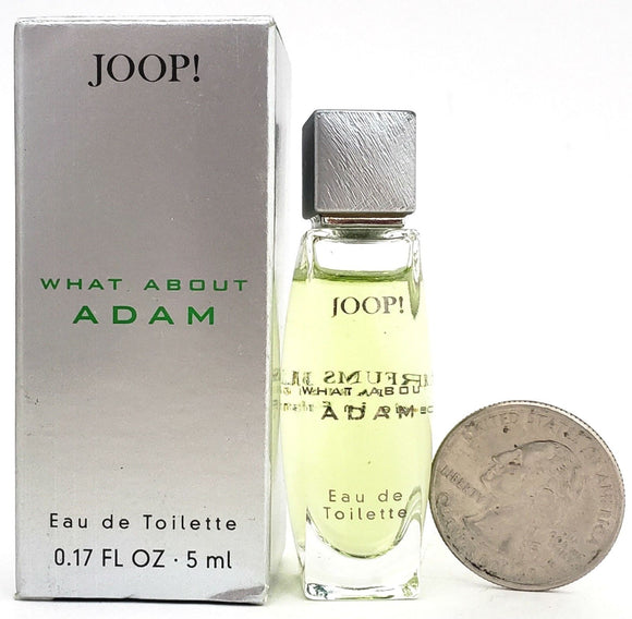 What About Adam by Joop! for Men 5 ml/.17 oz Eau de Toilette Mini Splash - FragranceAndBeauty.com