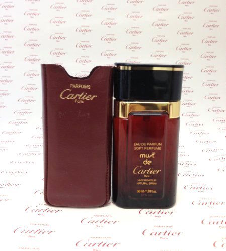 Must de Cartier (Vintage) by Cartier for Women 1.6 oz Eau Du Parfum Spray w/Leather Pouch Unboxed - FragranceAndBeauty.com
