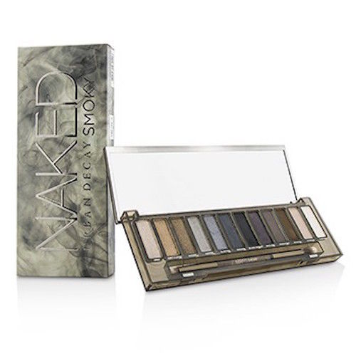 Urban Decay Naked Smoky 12 Colors Palette with Dual Ended Brush Full Size - FragranceAndBeauty.com