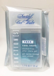Cool Water Face Function(s) by Davidoff for Men 1.7 oz each Alcohol-Free After-Shave Gel (Lot of 2) - FragranceAndBeauty.com