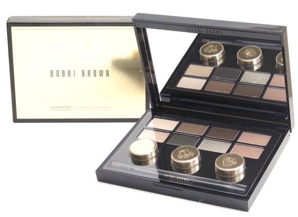 Bobbi Brown Luxe Eye Edition Shadow & Long Wear Gel Eyeliner Dual Brush Palette - FragranceAndBeauty.com