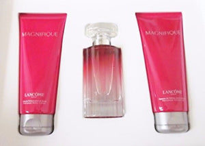 Magnifique by Lancome for Women 3-Piece Set, 1.7 oz EDT + 3.4 oz Lotion + 3.4 oz Gel - FragranceAndBeauty.com