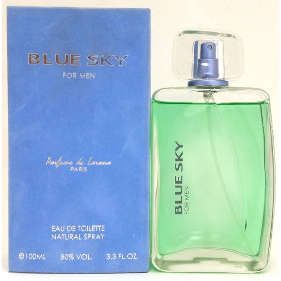 Blue Sky by Parfums De Laroma for Men 3.3 oz Eau de Toilette Spray Low Fill - FragranceAndBeauty.com