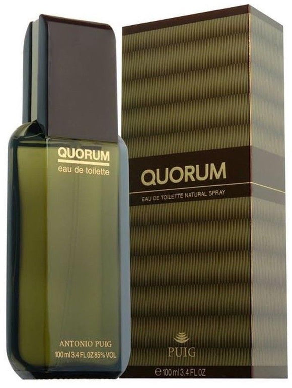 Quorum by Antonio Puig for Men 3.4 oz Eau de Toilette Spray - FragranceAndBeauty.com