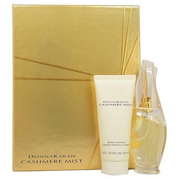Cashmere Mist Donna Karan 2-Piece Set: 1.7 oz Eau de Parfum and 3.4 oz Lotion $110 Value - FragranceAndBeauty.com