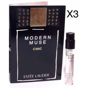Modern Muse Chic by Estee Lauder for Women 1.5 ml/.05 oz each Eau de Parfum Spray Vial (Lot of 3) - FragranceAndBeauty.com