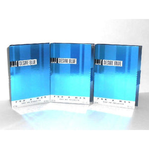 Desire Blue by Alfred Dunhill for Men 1.7 ml/.06 oz each Eau de Toilette Splash Vial (Lot of 3) - FragranceAndBeauty.com