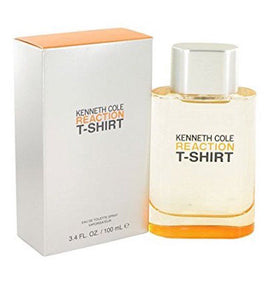 Kenneth Cole Reaction T-Shirt Men 3.4 oz Eau de Toilette Spray (Orange) - FragranceAndBeauty.com