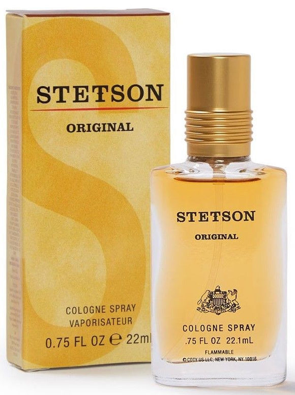 Stetson Original by Coty for Men 22.1 ml/.75 oz Cologne Spray (Lot of 2) - FragranceAndBeauty.com