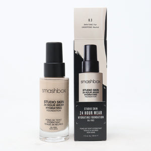 Smashbox Studio Skin 24 Hour Wear Hydrating Foundation Oil-Free (0.3 Fair Neutral) 1 oz