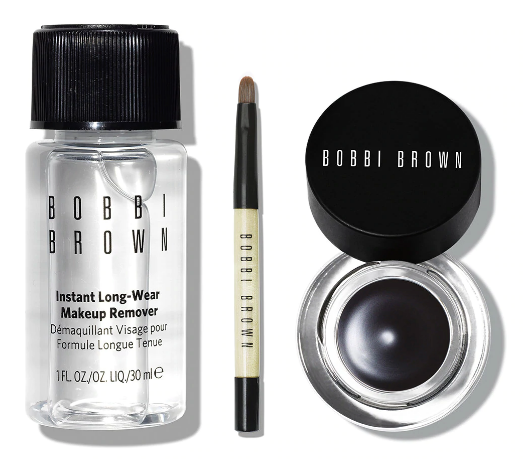 Bobbi Brown The Original Long-Wear Gel Eyeliner To Go 3-Piece Set: Gel Eyeliner, Brush, Remover