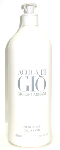 Acqua Di Gio by Giorgio Armani for Men 33.8 oz (LITER) Jumbo Shower Gel