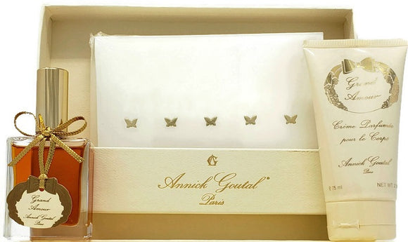Grand Amour Annick Goutal Women Love Letters Coffret Set: 1 oz EDP, 2.5 oz Creme and Notecards - FragranceAndBeauty.com