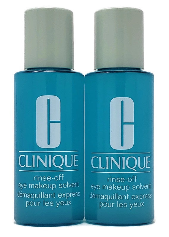 Clinique Rinse-Off Eye Makeup Solvent 60 ml/2 oz Deluxe Sample (Lot of 2) - FragranceAndBeauty.com