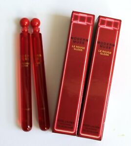 2 x Modern Muse Le Rouge Gloss by Estee Lauder for Women 2.9 ml/.1 oz Eau de Parfum Sample  Vial