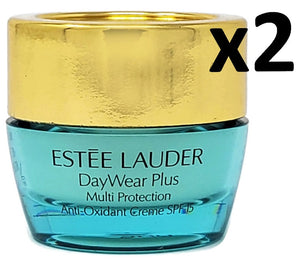 Estee Lauder DayWear Plus Multi Protection Anti-Oxidant Creme SPF 15 7 ml/.24 oz Deluxe Sample (Lot of 2) - FragranceAndBeauty.com