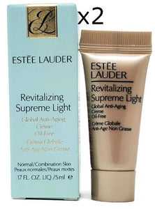 Estee Lauder Revitalizing Supreme Light Global Anti-Aging Creme 5 ml/.17 oz Sample (Lot of 2) - FragranceAndBeauty.com