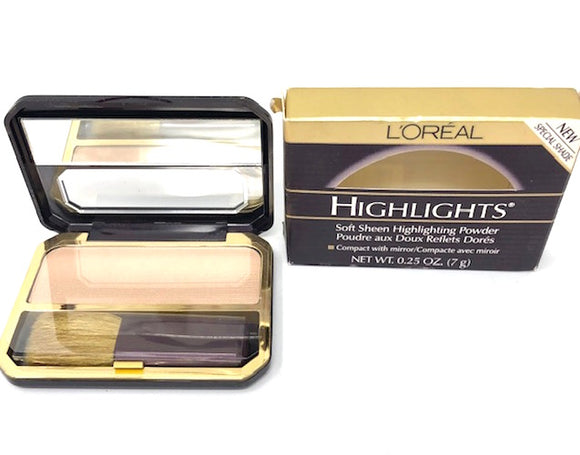 L'Oreal Highlights Soft Sheen Highlighting Powder Blush (Select Color) 7 g/.25 oz Full Size