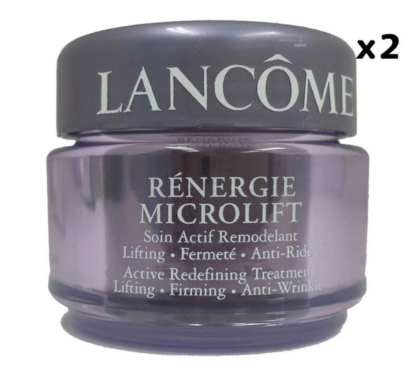 Lancome Renergie Microlift Active Redefining Treatment 15 g/.5 oz each Deluxe Sample (Lot of 2) - FragranceAndBeauty.com