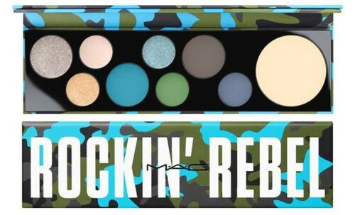 MAC Rockin' Rebel Eyeshadow Palette (8 Eyeshadows, 1 Highlighter)