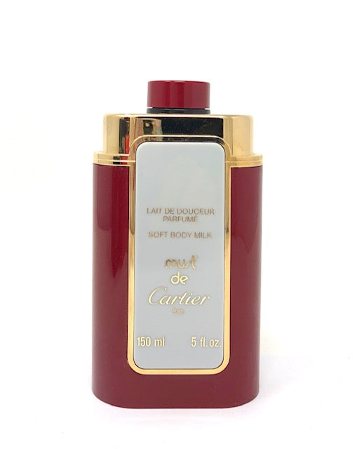 Must de Cartier (Vintage) for Women 5 oz Perfumed Soft Body Milk Lotion New Unboxed