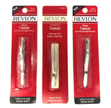 Revlon Deluxe Tweezer Extra-Fine Tips Target Fine Hairs (Select Type) Made in USA