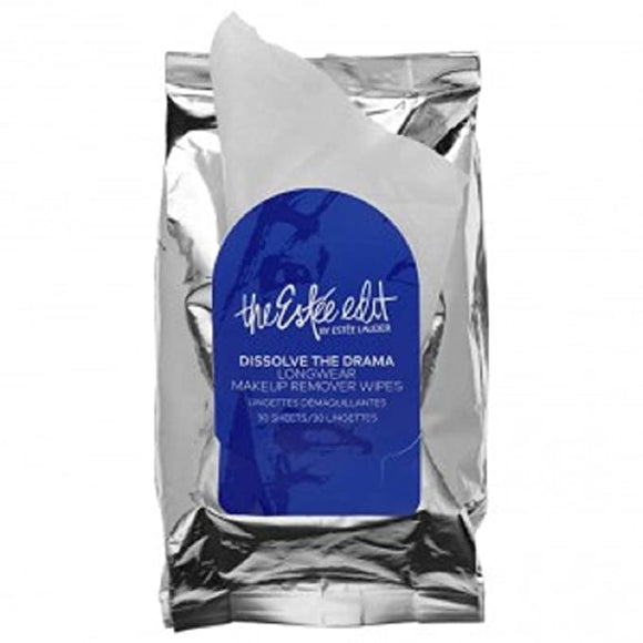 The Estee Edit Dissolve the Drama LongWear Makeup Remover Wipes (30 Sheets)