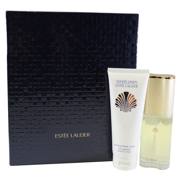 White Linen by Estee Lauder for Women 2-Piece Set: 2 oz Eau de Parfum + 3.4 oz Body Lotion