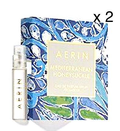 AERIN Mediterranean Honeysuckle for Women 2 ml/0.07 oz Eau de Parfum Spray Sample Vial (Lot of 2) - FragranceAndBeauty.com