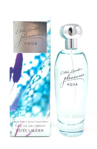 Pleasures Aqua by Estee Lauder for Women 3.4 oz Eau de Parfum Spray - FragranceAndBeauty.com