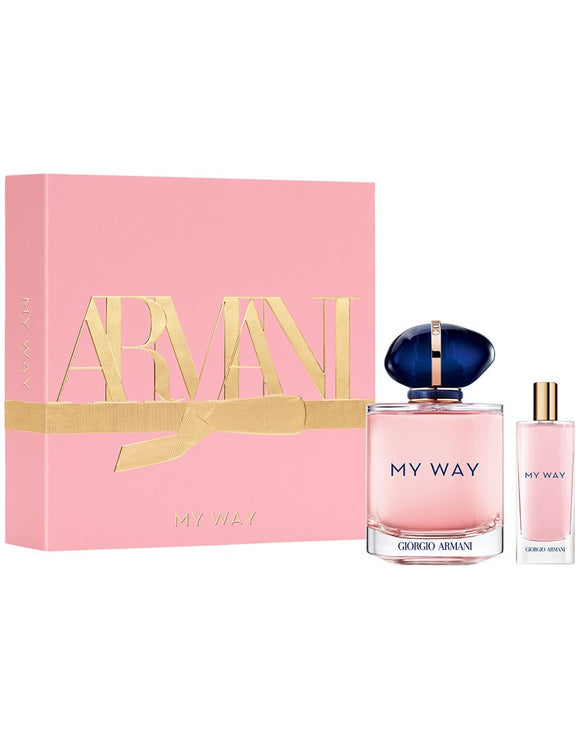 My Way by Giorgio Armani  for Women 2-Piece Set: 3 oz Eau de Parfum Spray + .5 oz Travel
