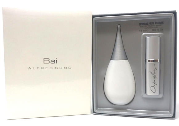 Bai by Alfred Sung for Women 2-Piece Set: 3.4 oz Eau de Toilette Spray + .5 oz Purse Spray - FragranceAndBeauty.com