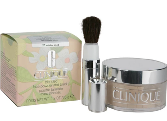 Clinique Blended Face Loose Powder and Brush (Select Color) 35 g Full Size - FragranceAndBeauty.com