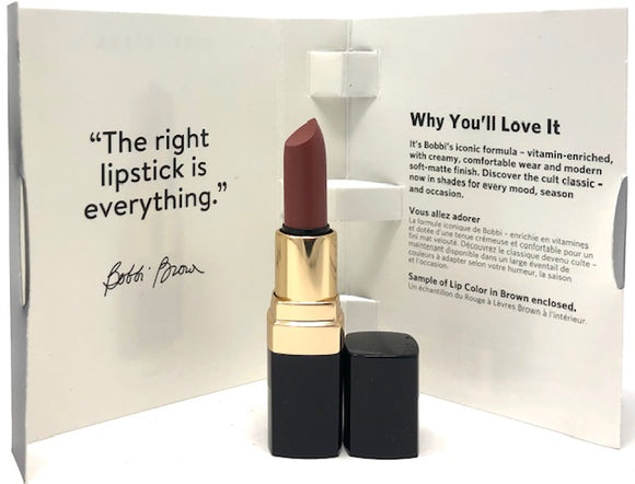 Bobbi Brown Lip Color Lipstick (Brown 4) 2.25 g/.07 oz Deluxe Sample - FragranceAndBeauty.com