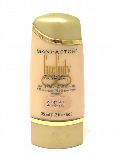 Max Factor Facefinity Long Lasting Makeup SPF 15 (Light Ivory / Ivoire Pale #2) New - FragranceAndBeauty.com