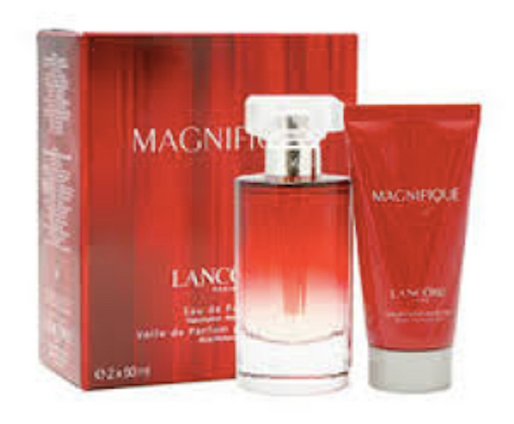 Magnifique by Lancome for Women 2-Piece Set, 1.7 oz Eau de Parfum Spray + 1.7 oz Body Lotion - FragranceAndBeauty.com