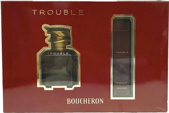 Trouble by Boucheron for Women 2-Piece Set: 1.6 oz Eau de Parfum Spray + Body Milk - FragranceAndBeauty.com